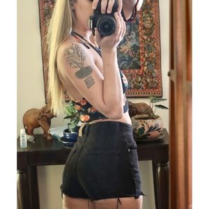 PRICE DROP! High waist Calvin Klein Jean Shorts